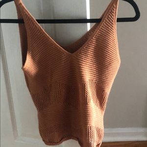 Express tank crochet style , knit